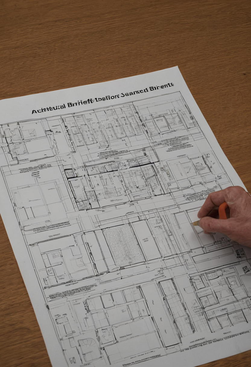 What is an architectural design brief before concept plans begin editorial visual